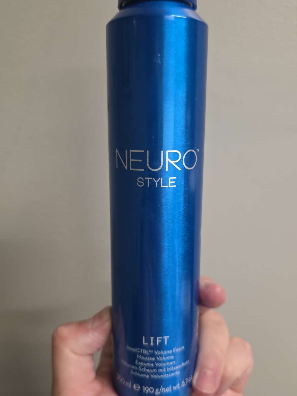 NWT Paul Mitchell Neuro Style Lift HeatCTRL Volume Foam Mousse 6.7 oz / 200 ml